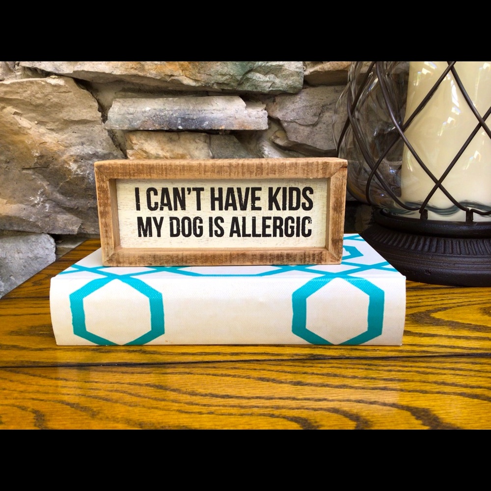 Inset box sign , Primatives by Kathy. NWT.
